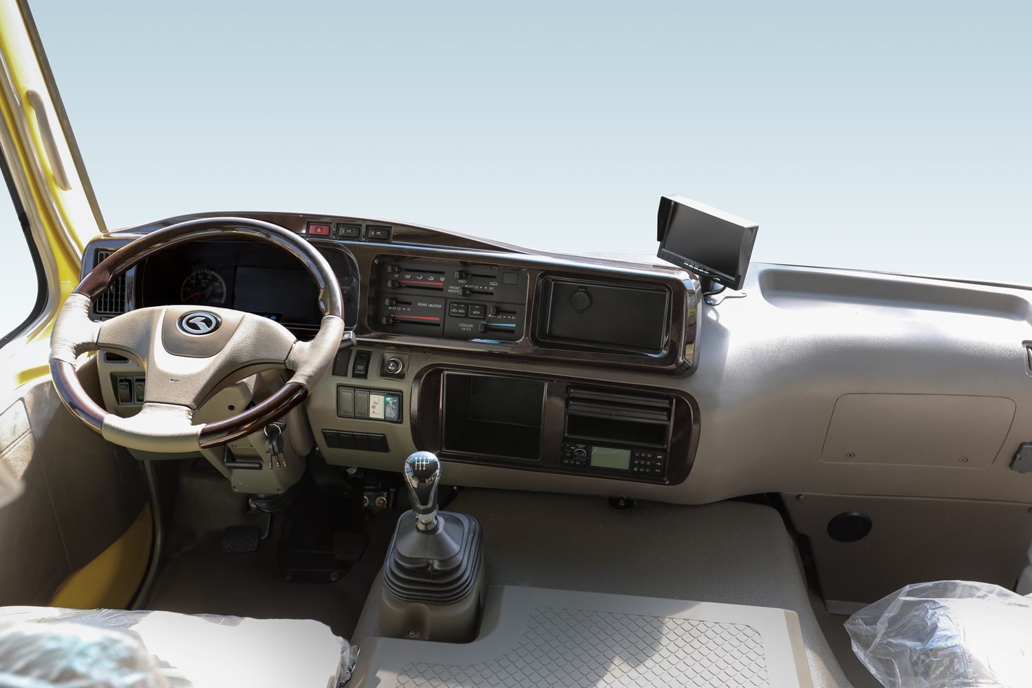 Bus Driver Cabin Interior view