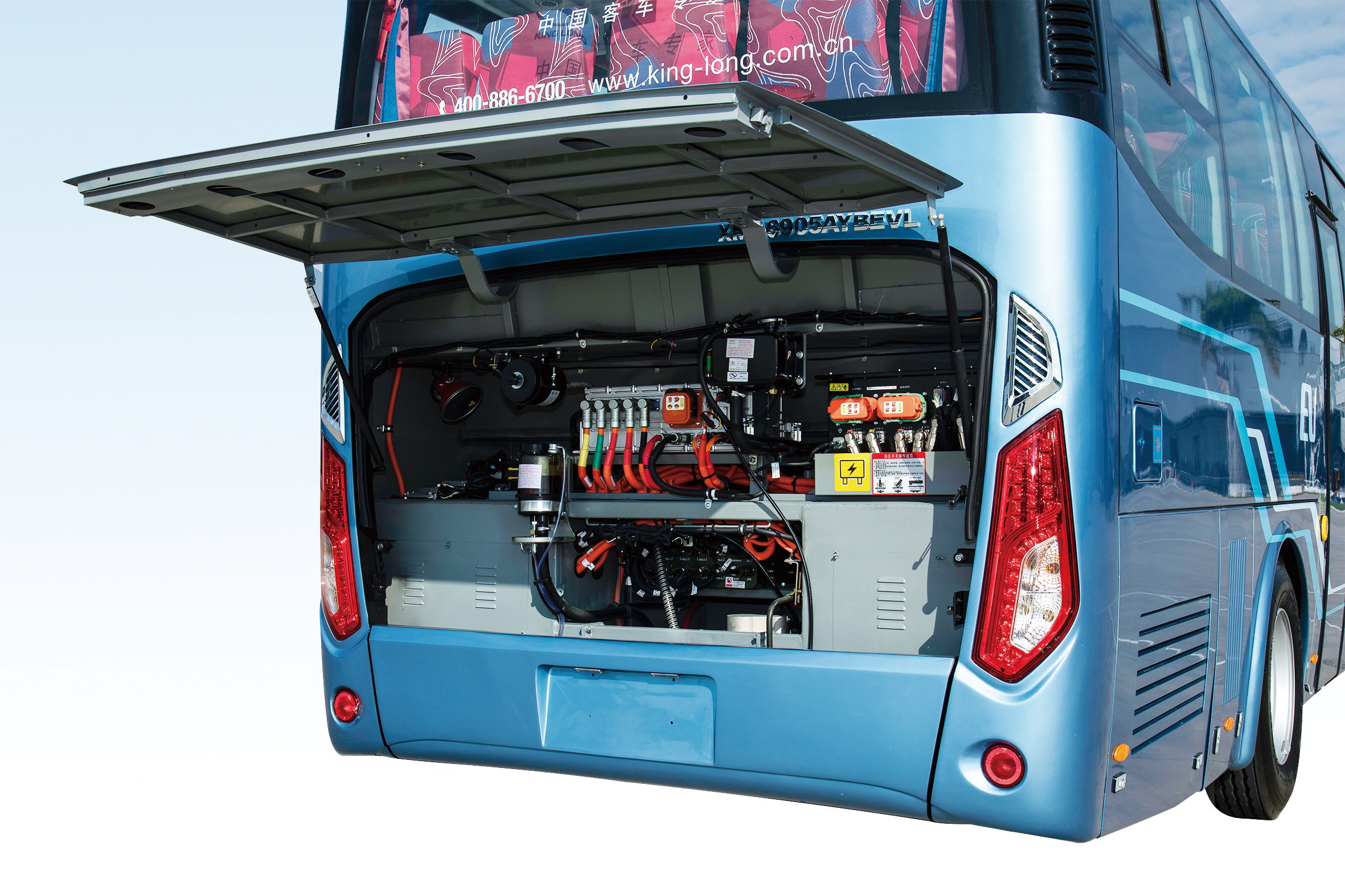 Front View of King Long bus Dubai