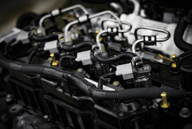 King Long Bus Engine View