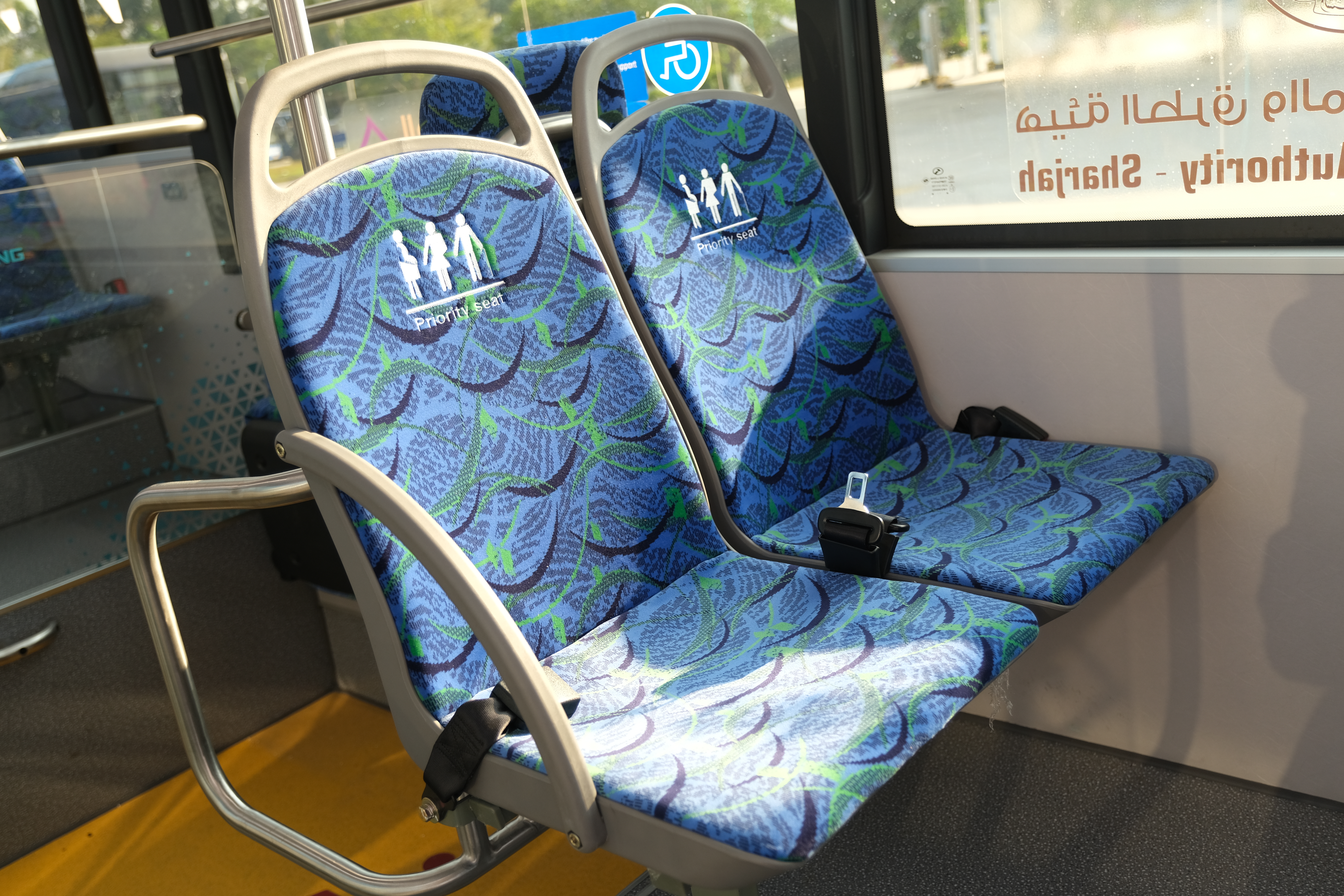 Staff Bus Storage Compartments